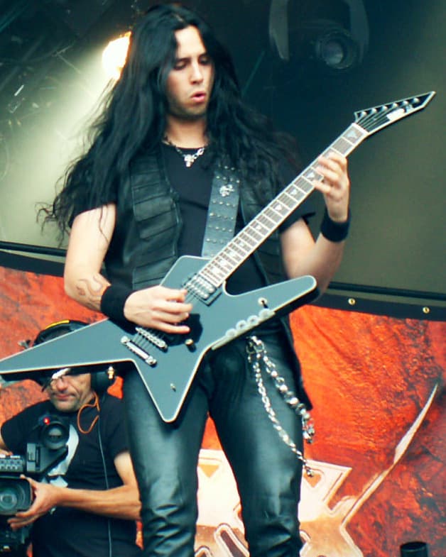 Gus G. performing live at Hellfest 2011